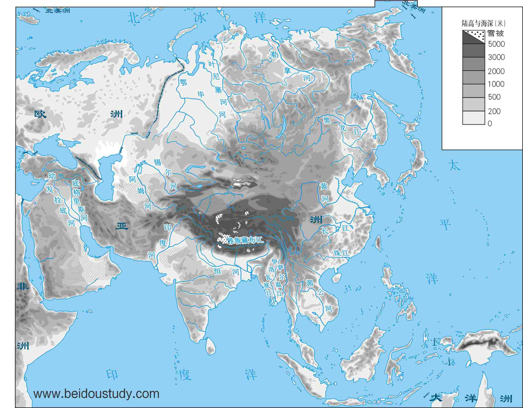 ☆☆☆北斗地图《新课标新考纲新教程区域地理》“世界地理”的教学设计——河北省辛集市第一中学  贾益民